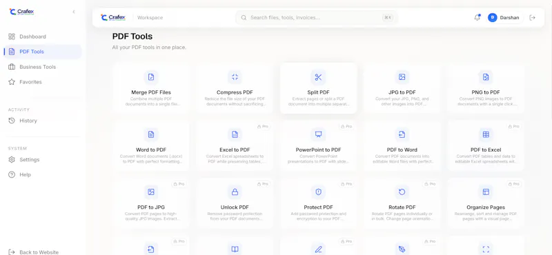Crafex screenshot 2