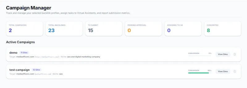 MediaOfficers Link Vault screenshot 1
