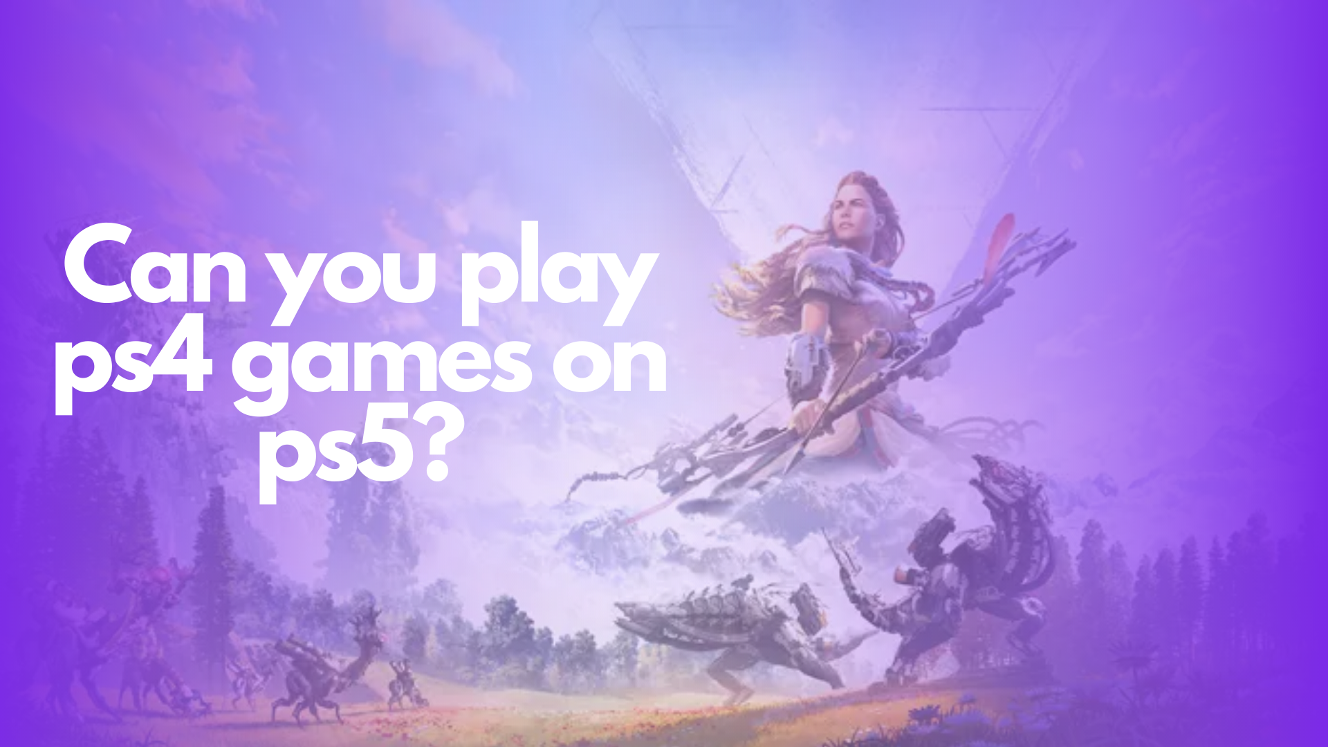 Can You Play PS4 Games on PS5?