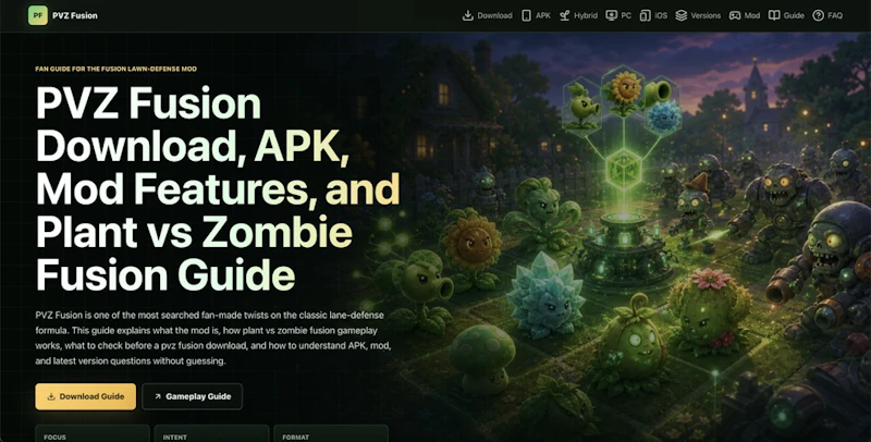 pvz fusion screenshot 1