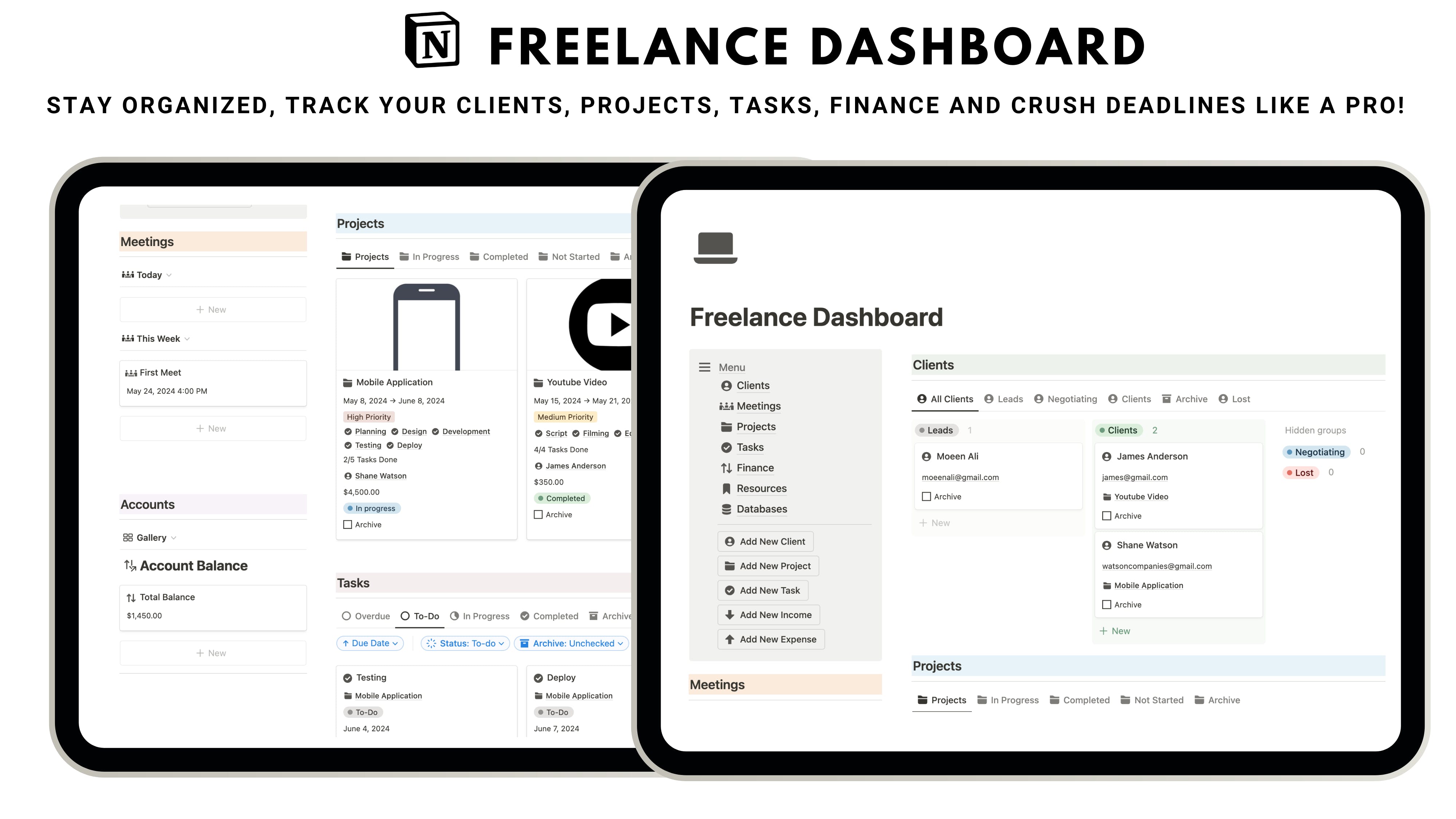 Freelance Dashboard media 1