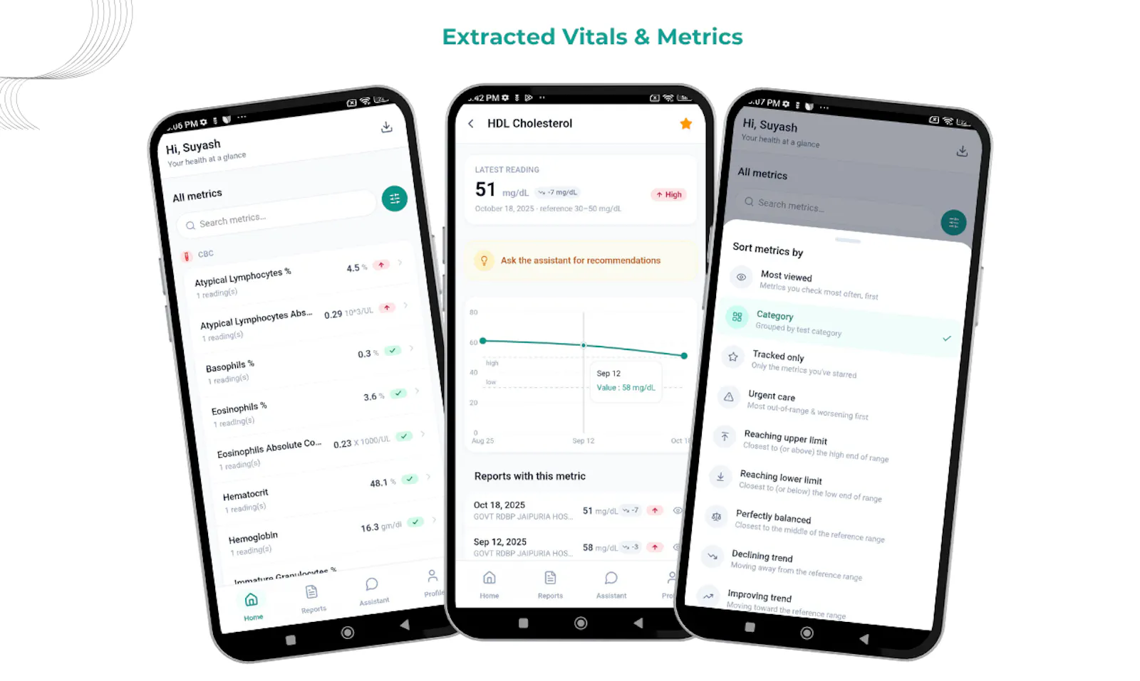 MyVitals screenshot 1