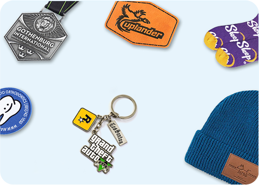 100% Custom Keychains