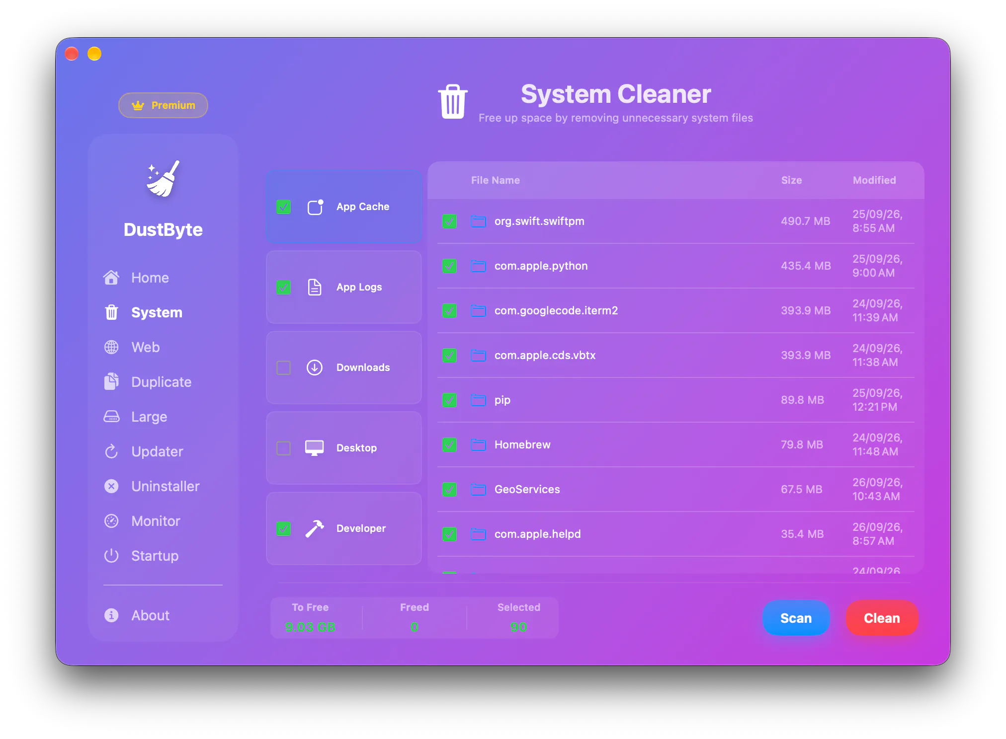 DustByte: Cleaner & Monitor gallery image