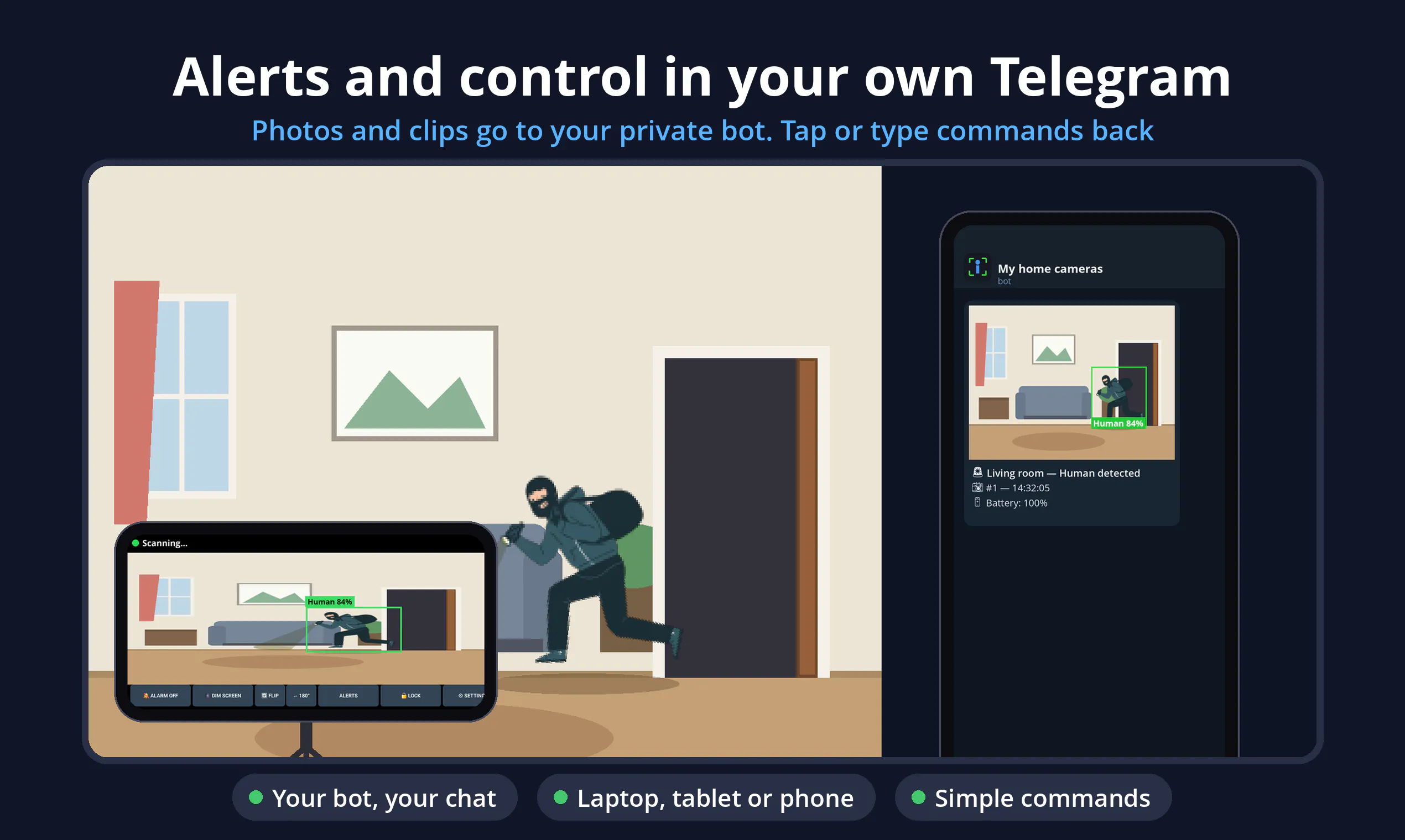 Human Detector Security Camera Android  gallery image