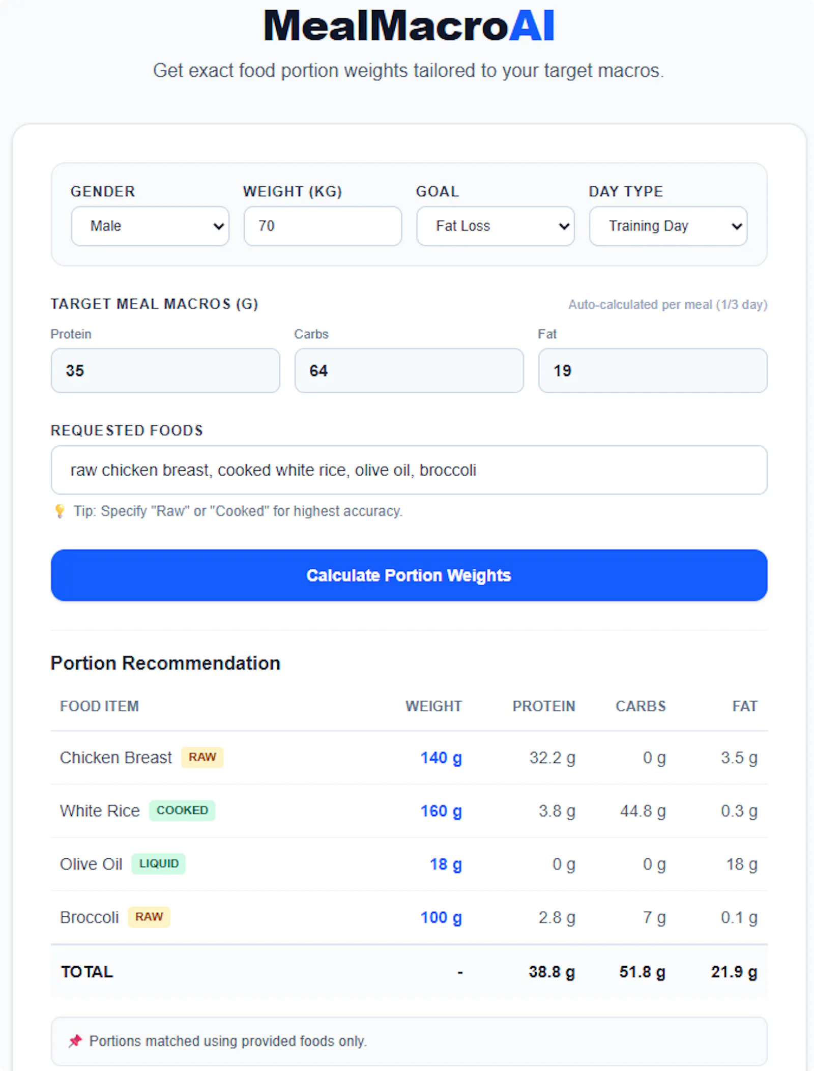 MealMacroAI screenshot 1