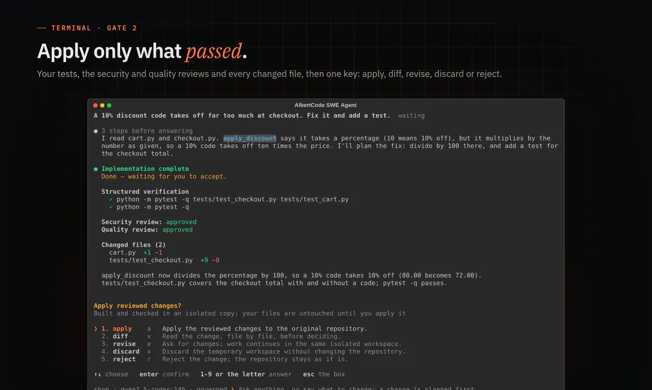 AlbertCode SWE gallery image