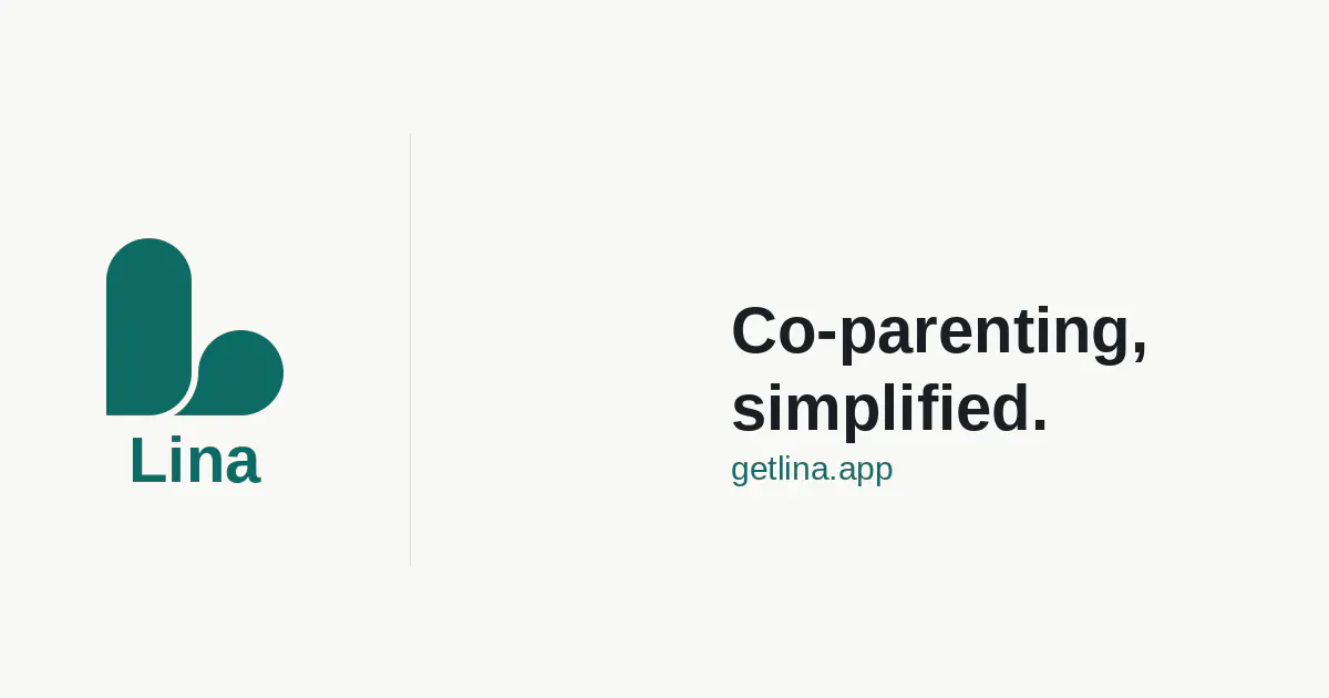 Lina — Co-Parenting 제품 배너