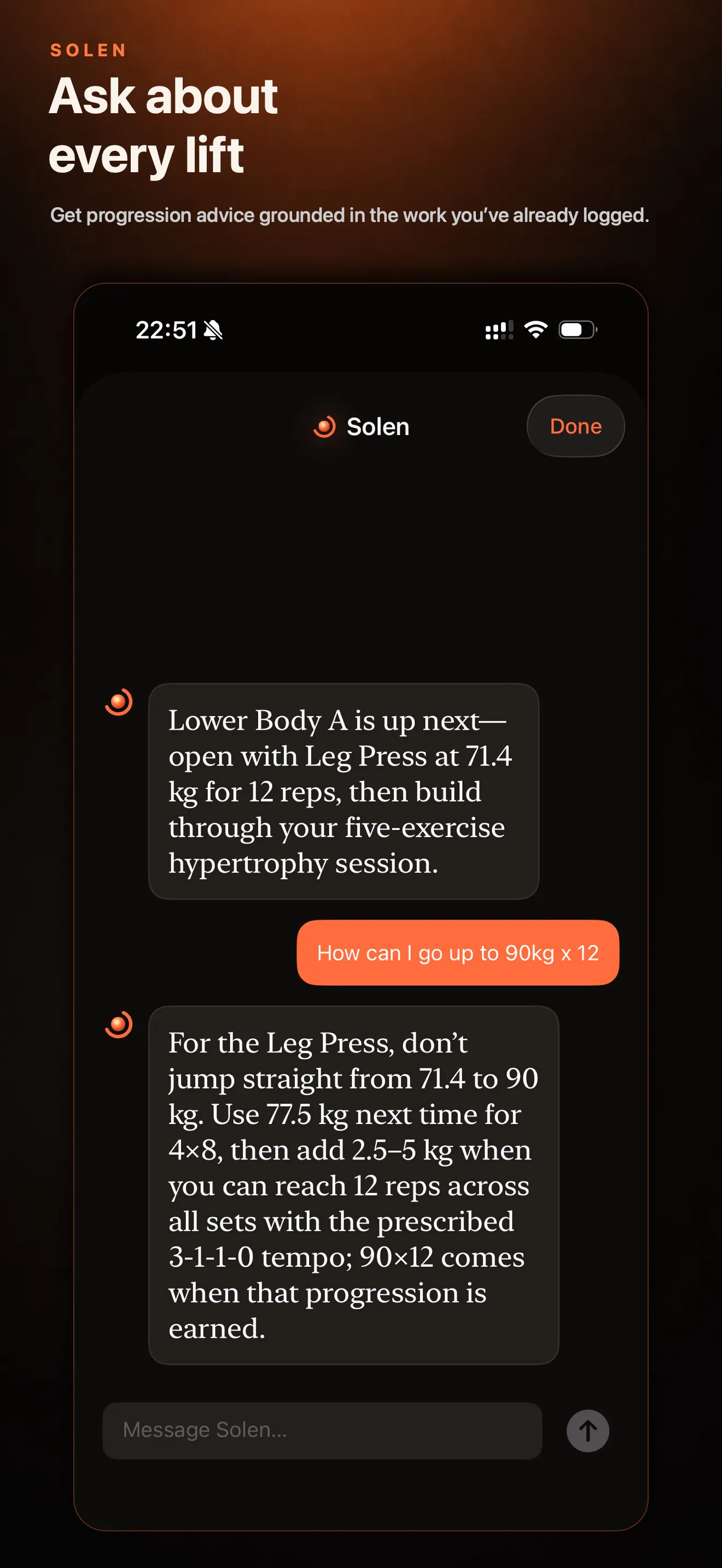 Solen — AI Personal Trainer gallery image