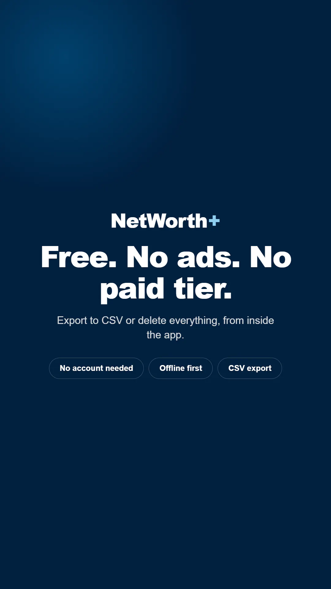 NetWorth+ | Net Worth Tracker gallery image