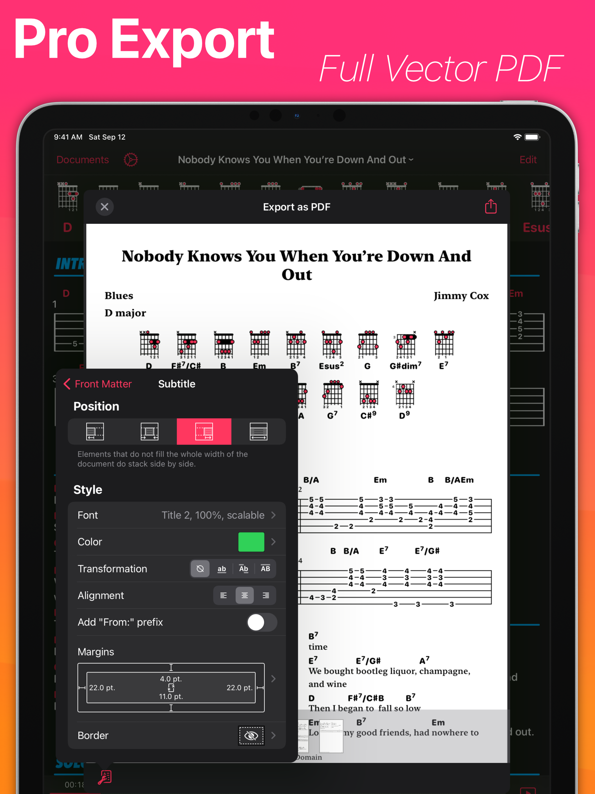 SongKit A modern AIpowered songbook app for iPhone and iPad
