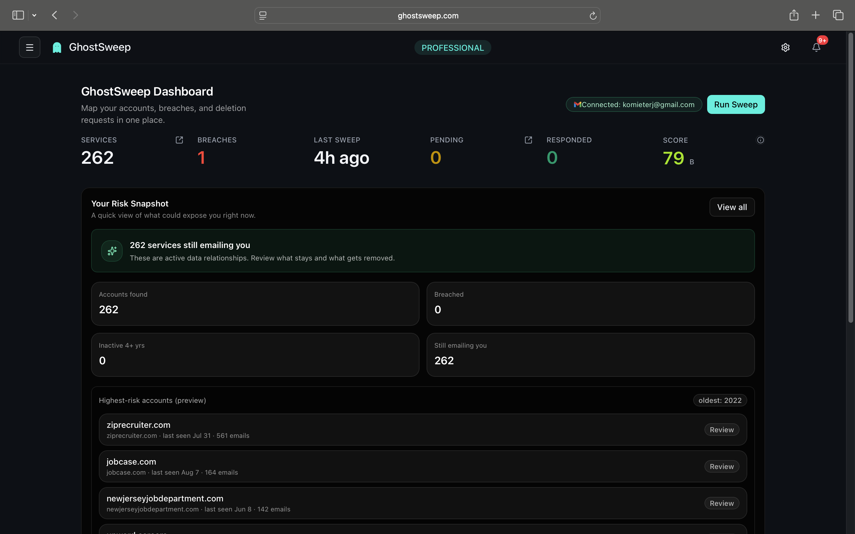GhostSweep gallery image