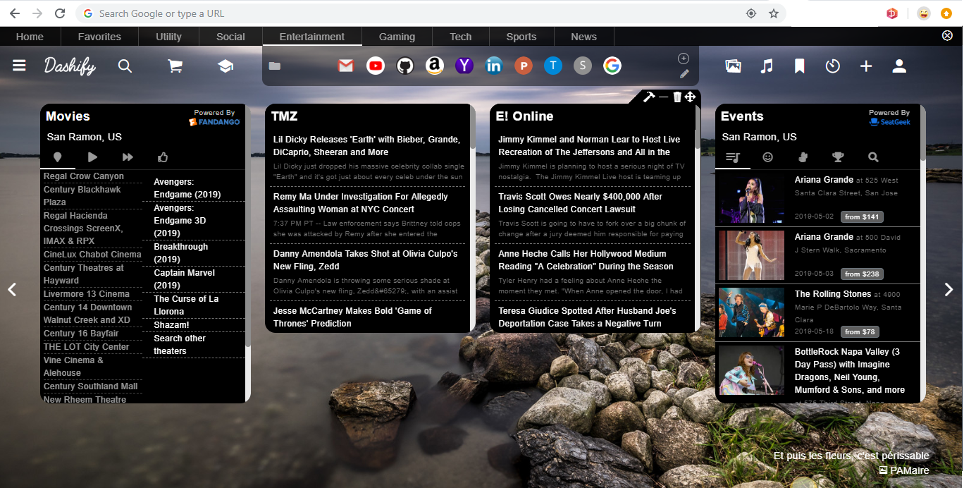 Dashify Chrome Extension gallery image