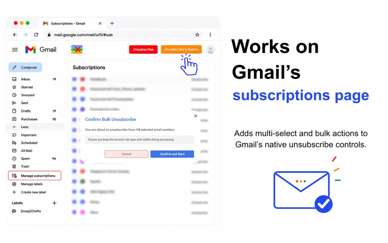 Bulk Unsubscriber for Gmail gallery image