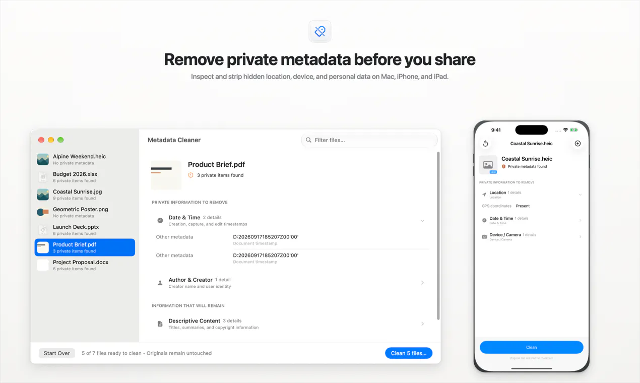 Metadata Cleaner gallery image