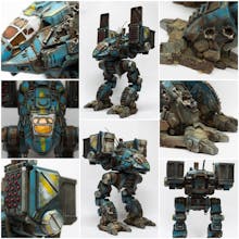 Mechwarrior Catapult Toy - 3D Printed and Painted gallery image