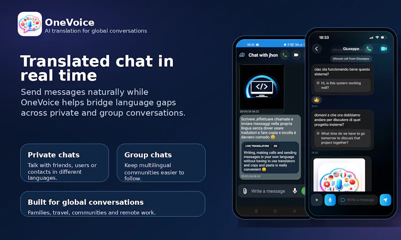 OneVoice for iOS, Android & Web screenshot 2