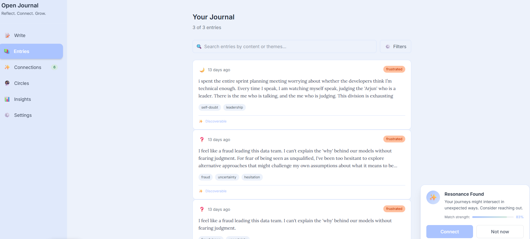 Open Journal — Reflect. Connect. Grow. gallery image
