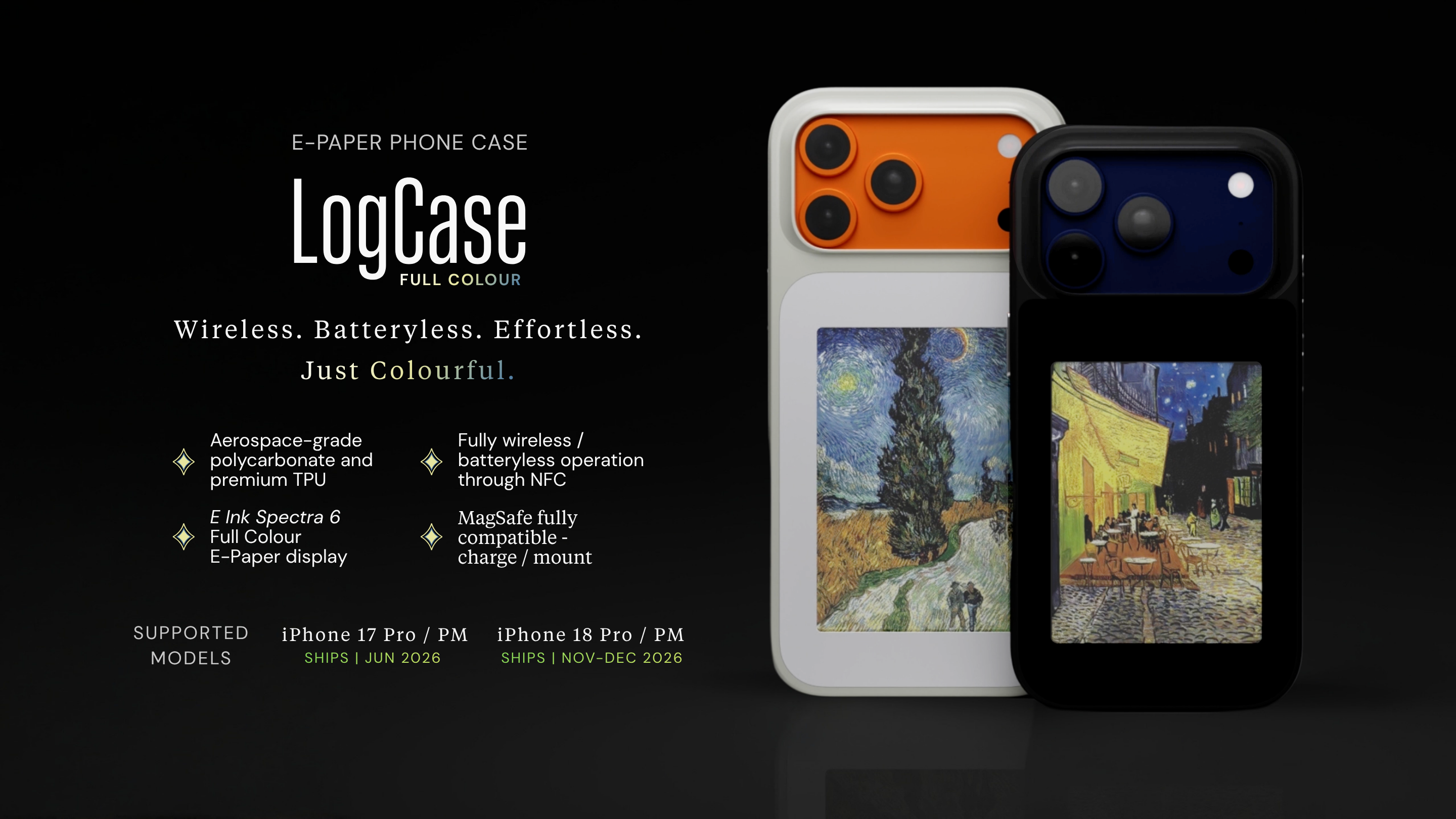 LogCase: Full-Colour E-Paper iPhone Case gallery image