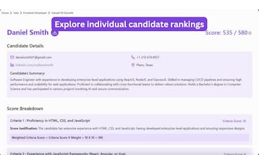 Resumes Ranker gallery image