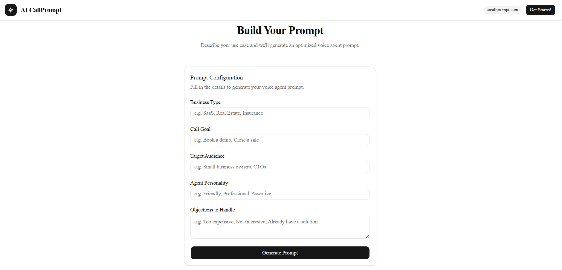 AI Call Prompt gallery image