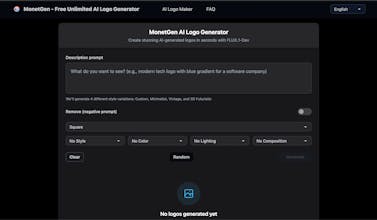 MonetGen - Free Unlimited AI Logo Gen gallery image
