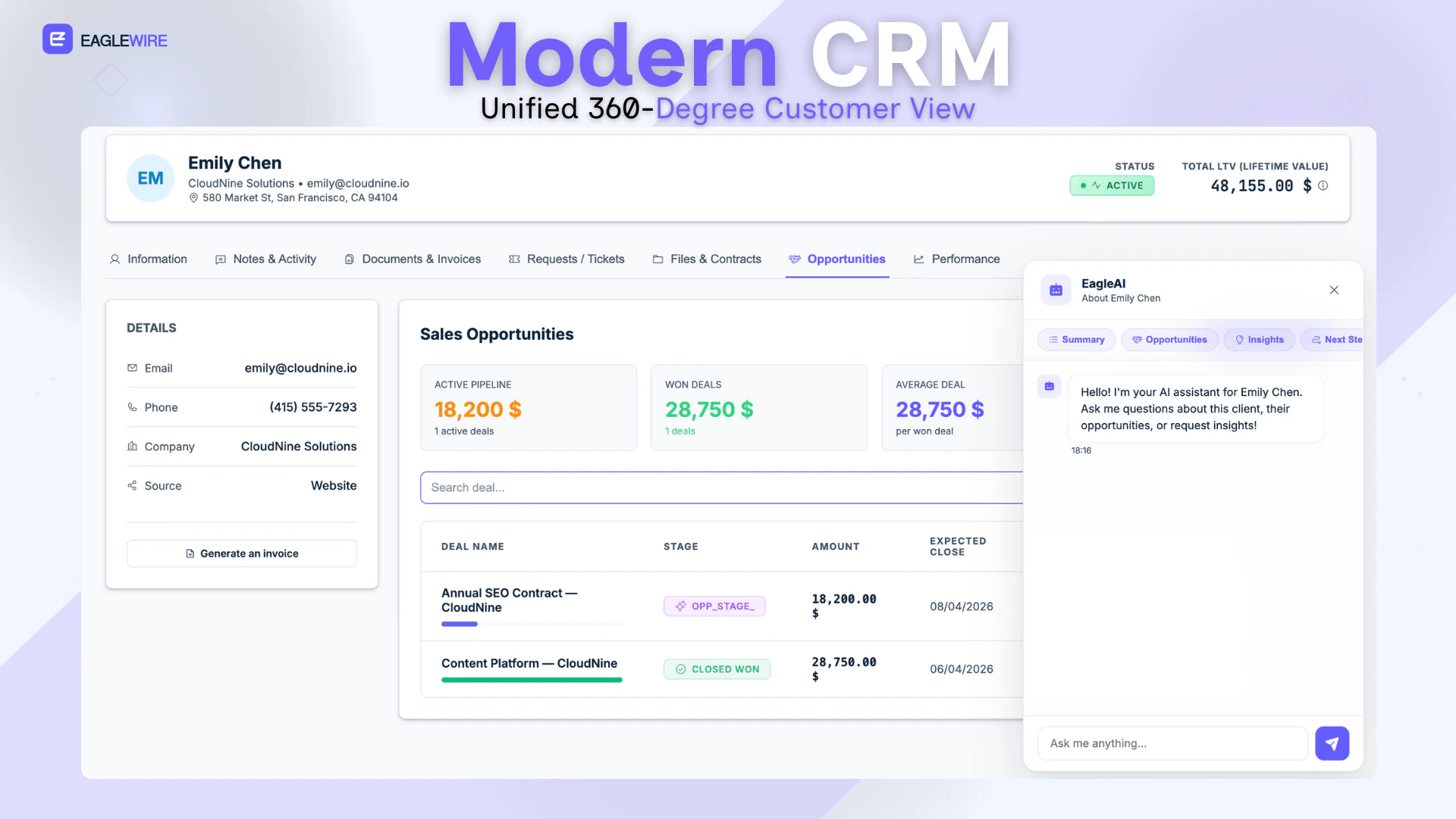 EagleWire screenshot 2