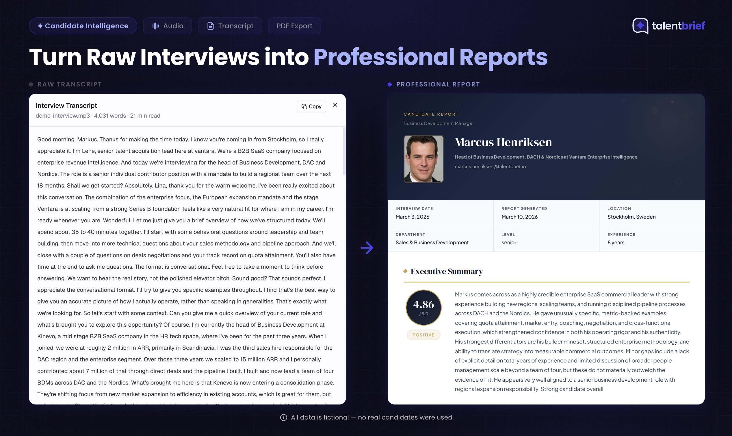 TalentBrief gallery image