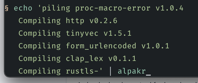 Alpakr CLI gallery image