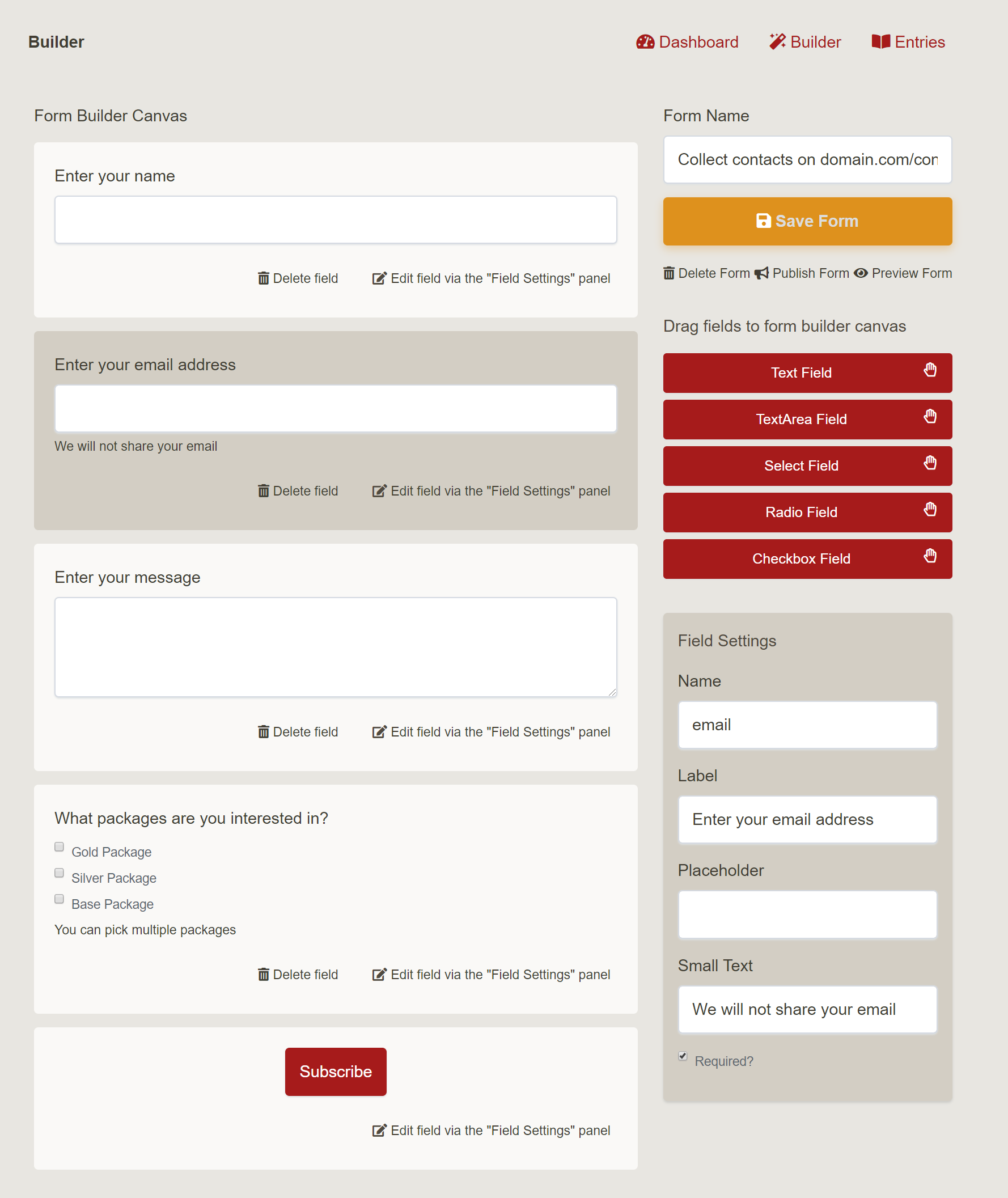 SummitForm Form Builder gallery image