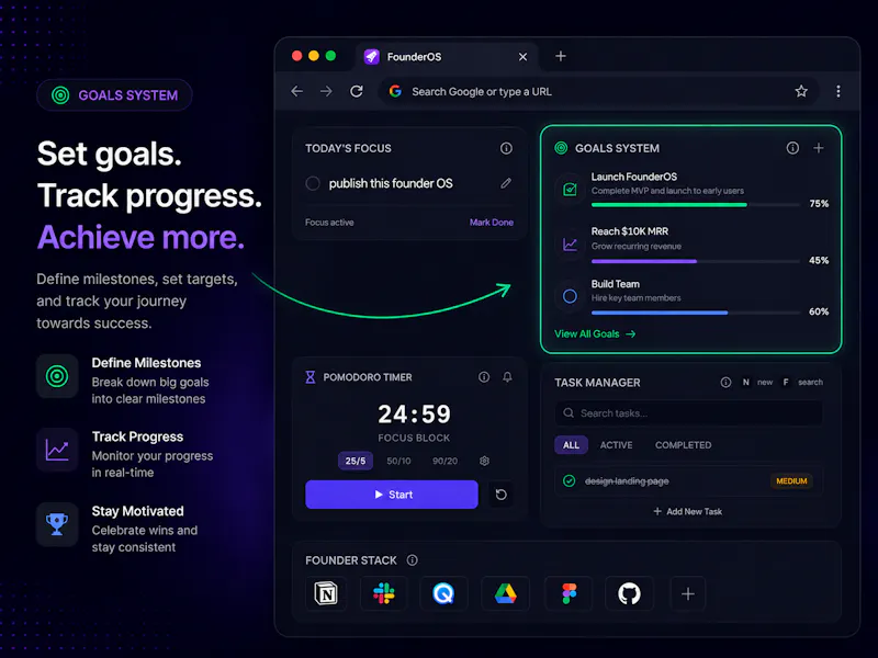 FounderOS — Command Center for Founders screenshot 3