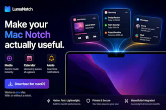 LumaNotch - Dynamic Island for macOS gallery image