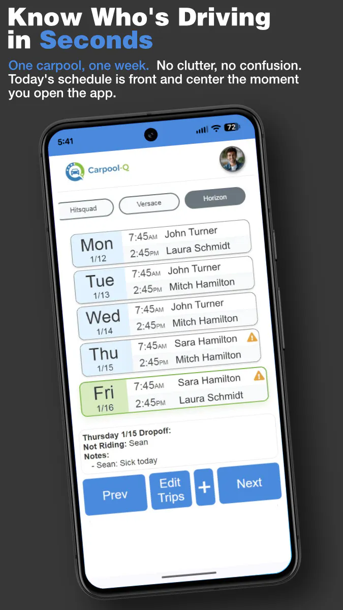 Carpool-Q: School Carpool gallery image
