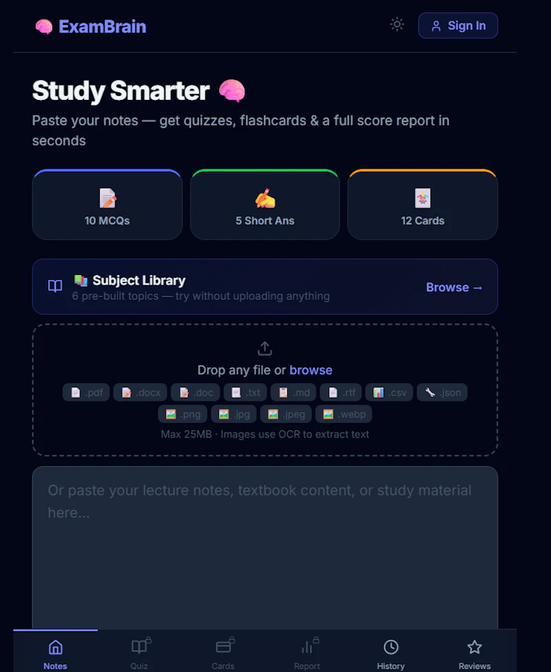 ExamBrain screenshot 4