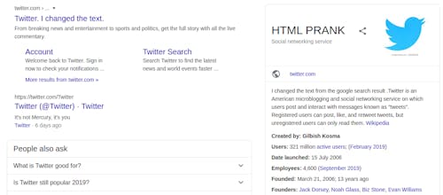 HTML Prank gallery image