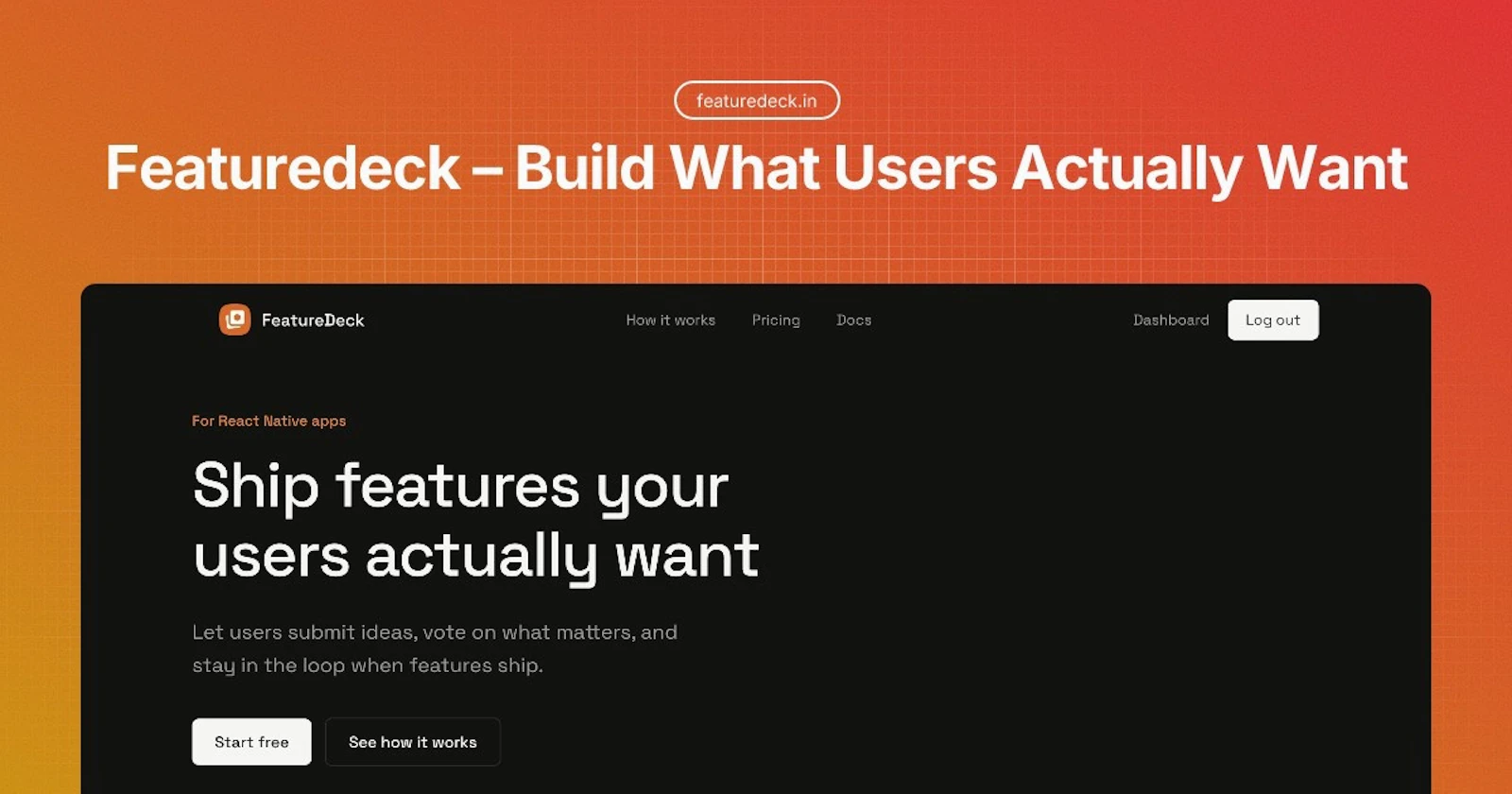 FeatureDeck screenshot 2