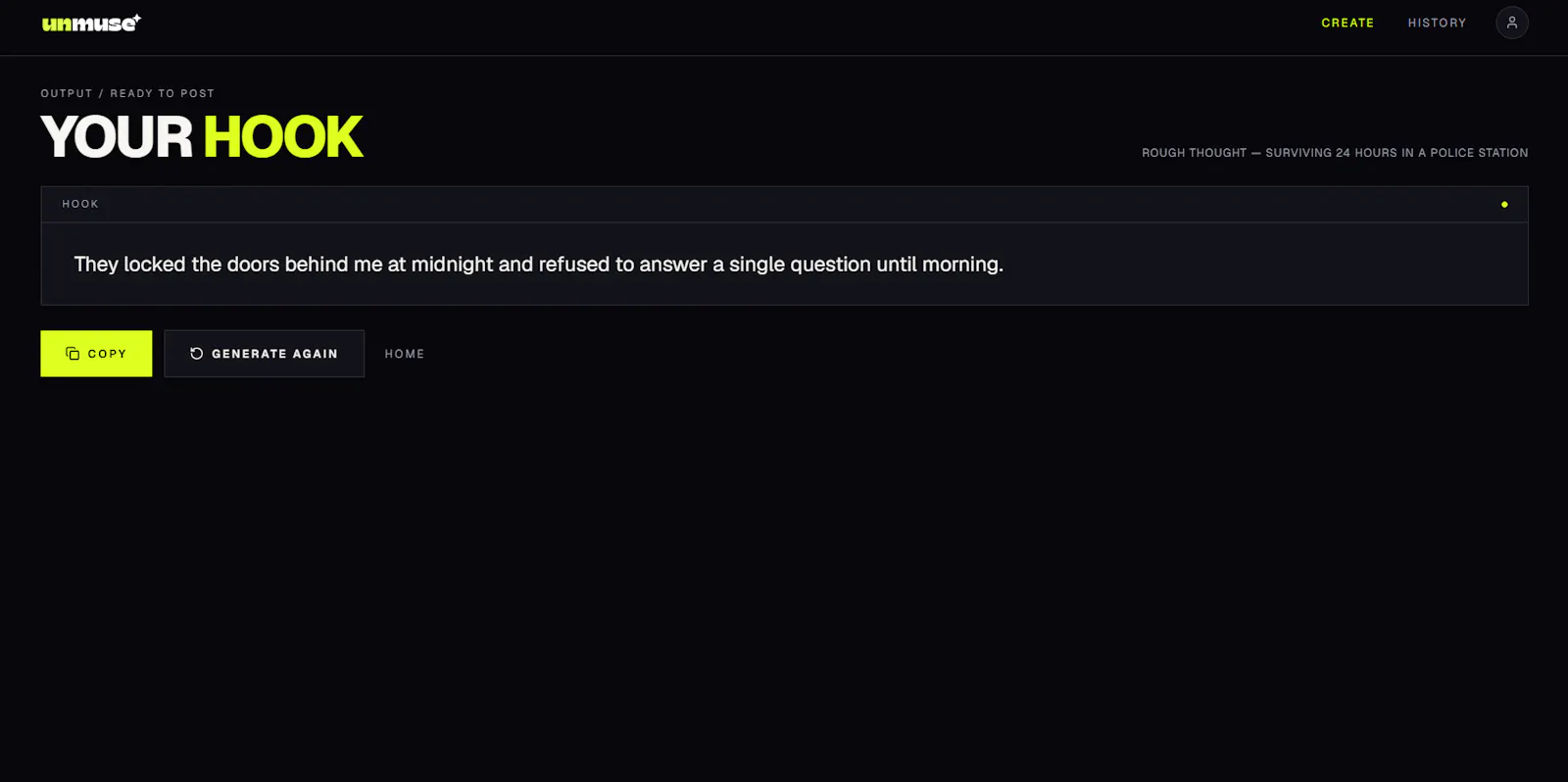 Unmuse screenshot 4