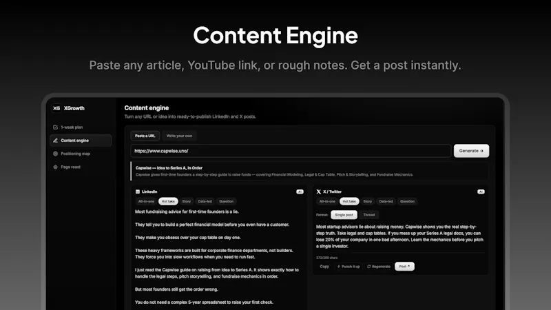 XGrowth screenshot 3