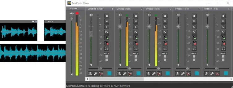 Media Phần mềm ghi âm đa dạng mixpad 2