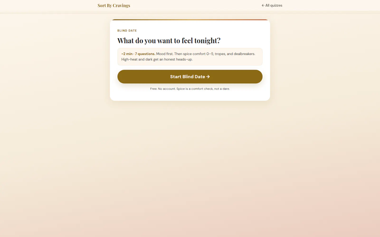 Sort By Cravings screenshot 3