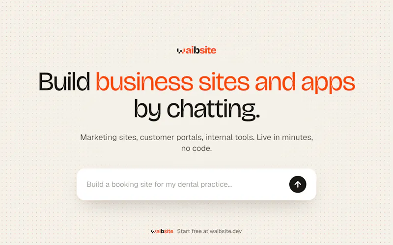 Waibsite screenshot 1
