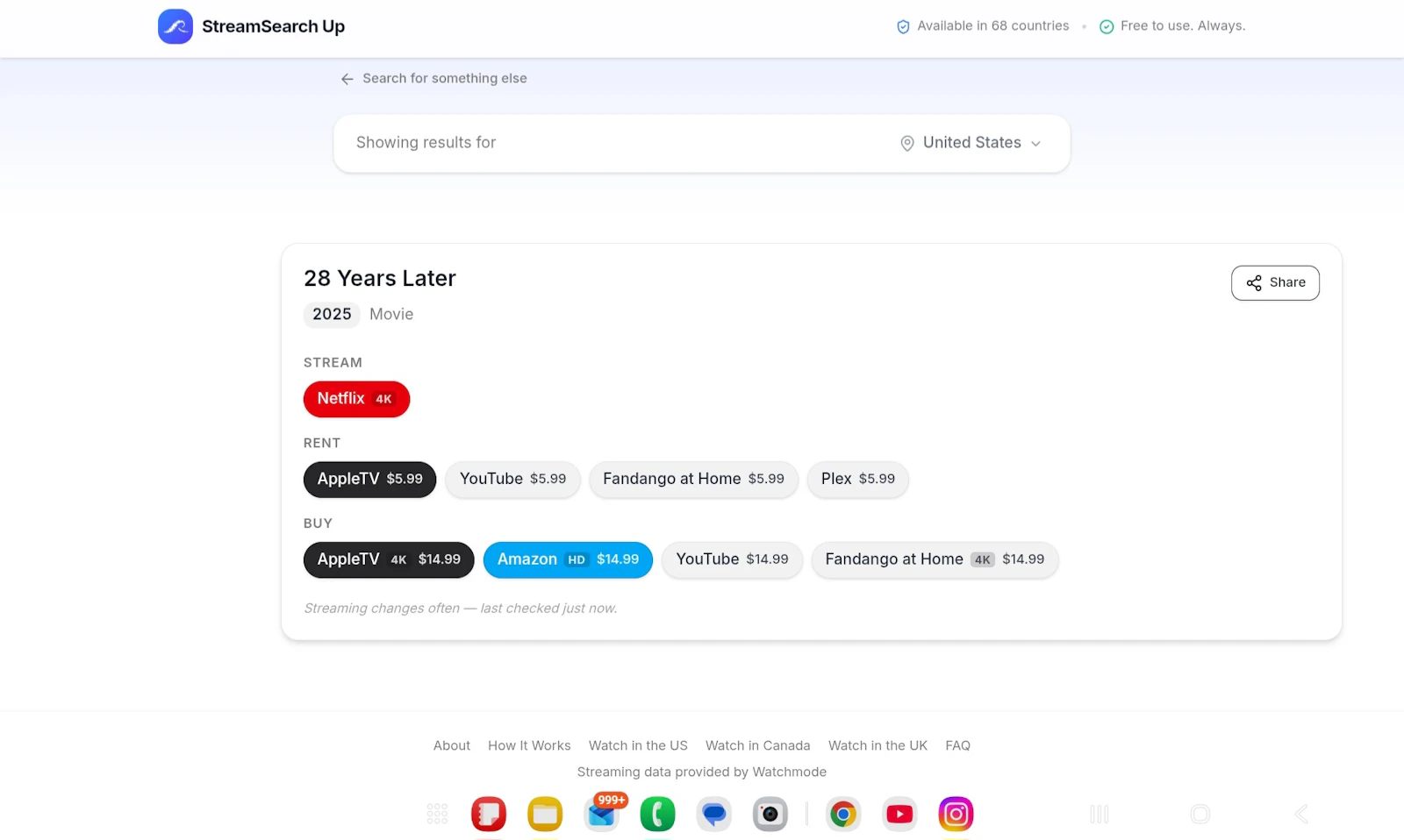 StreamSearch Up screenshot 4