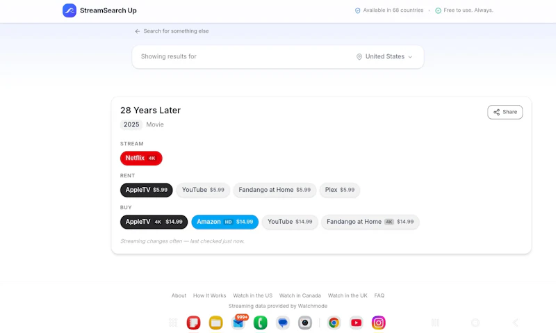 StreamSearch Up screenshot 4