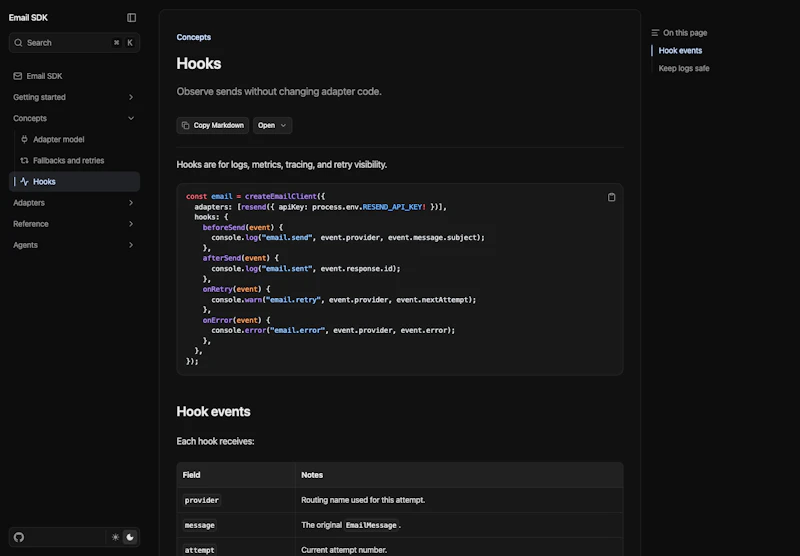 Email SDK screenshot 9