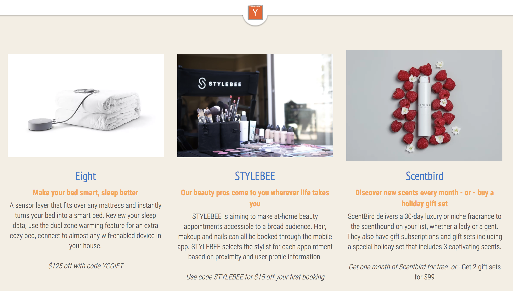 YC Female Founders Holiday Gift Guide 2017 gallery image