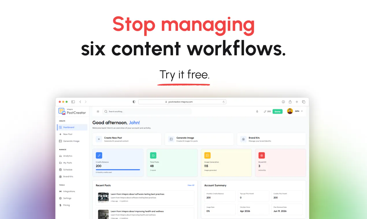 Intepra Post Creator gallery image