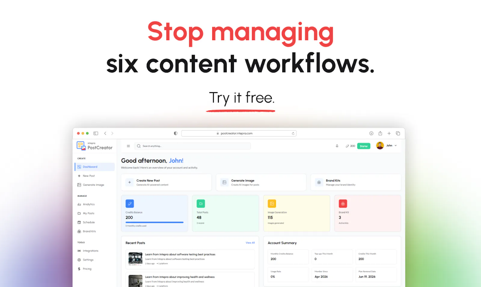 Intepra Post Creator screenshot 8