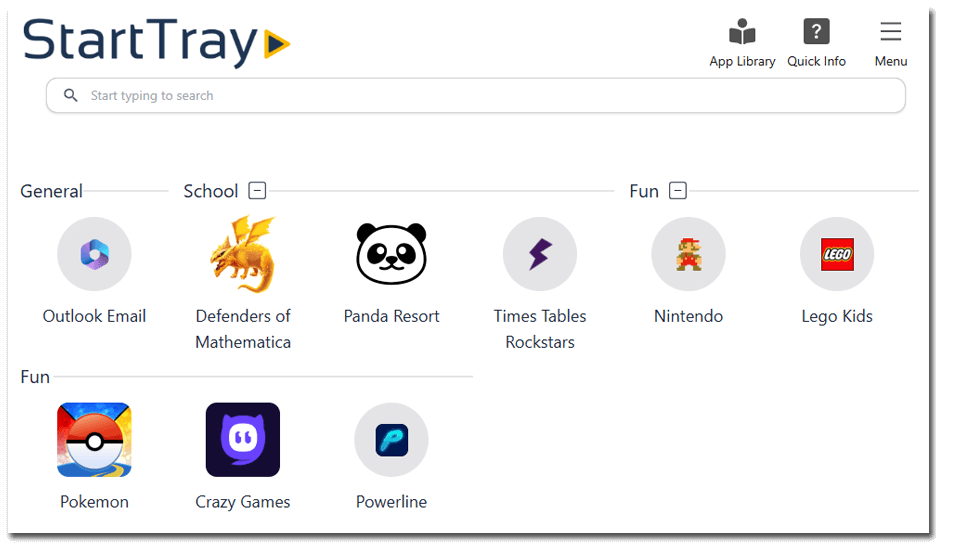 StartTray - 您的所有应用程序都位于一个地方。轻松与团队共享应用程序媒体5