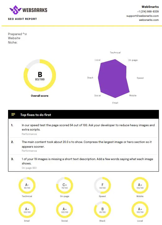 WebSnarks SEO Audit Tool gallery image