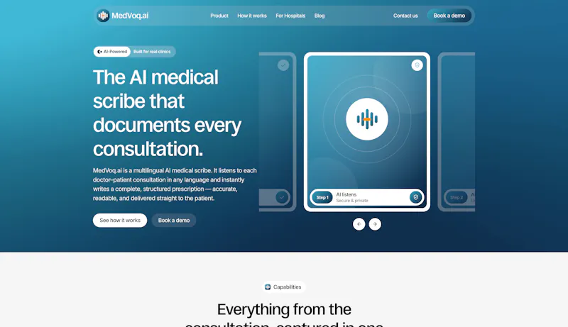 MedVoq.ai screenshot 2